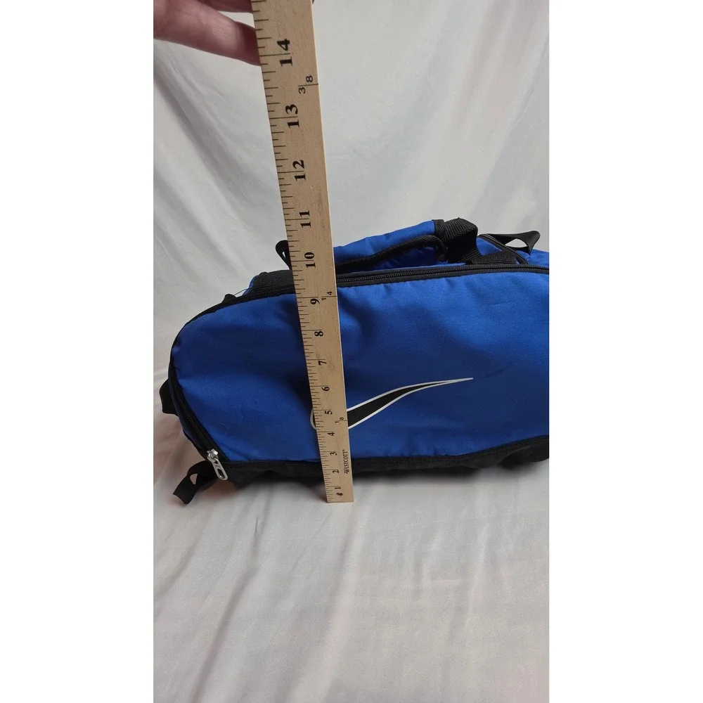 Nike Brasilia 5 Small Duffel Bag Royal Blue Black Gym Travel Duffle BA3234-401